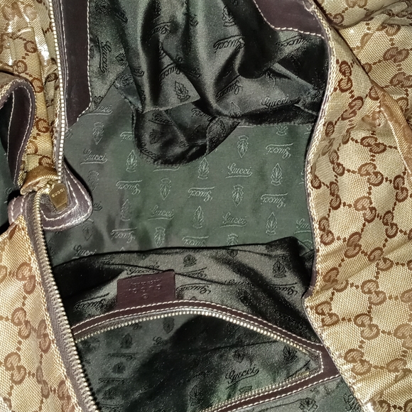 🏺Gucci🏺 - "Hysteria" GG Crystal Coated Crest Boho Tote - Picture 15 of 16